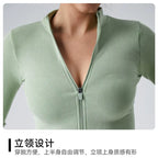 Ultra-Stretchy Fleece Sports Suit - Long Pants & Long Sleeves - All-In-One Fitness Set for Cycling, Hiking & Ball Sports