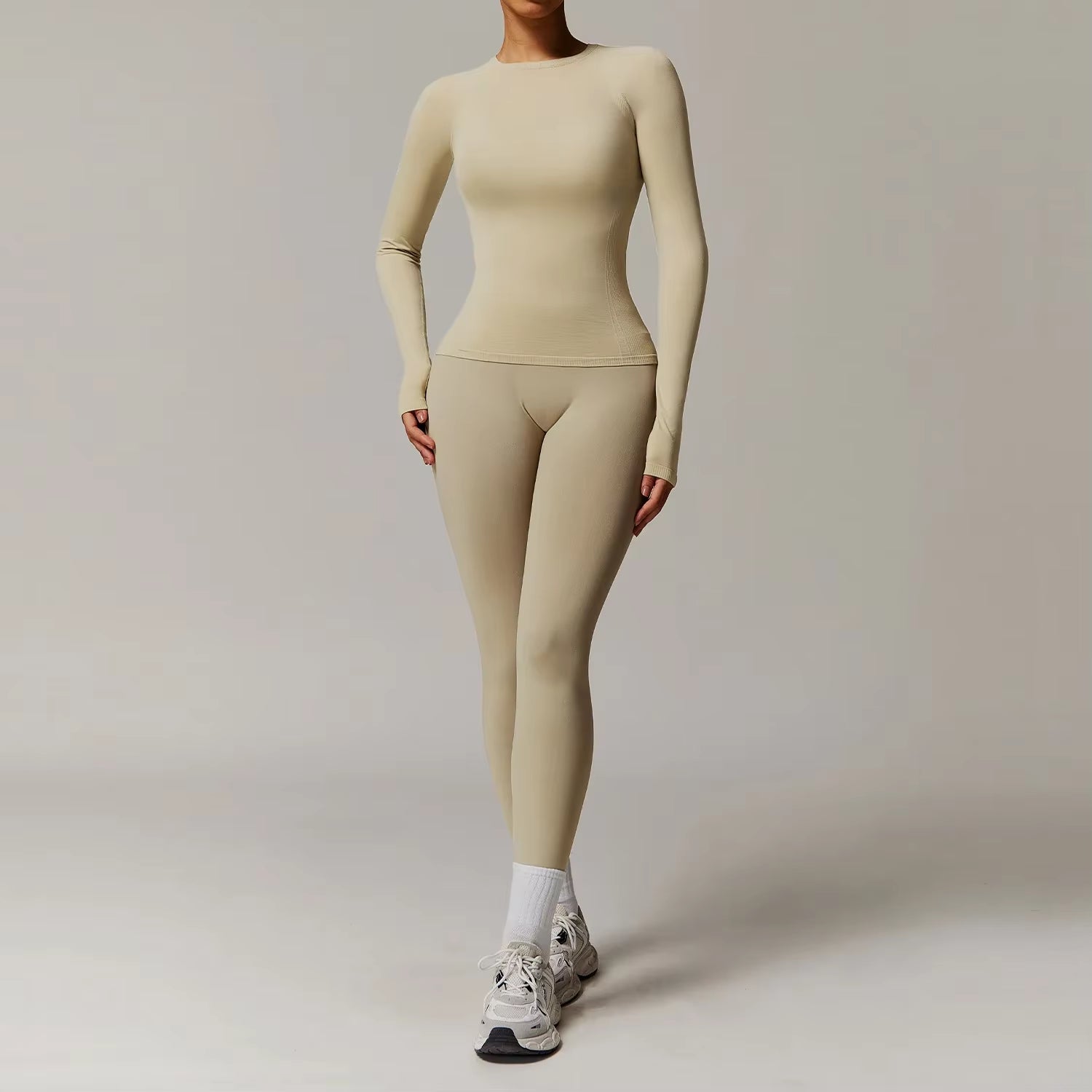 Seamless Yoga Set Women Pink Short Sleeve Top with High Waist Leggings Two Piece Workout Clothes Sports Fitness Gym Sets