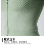 Ultra-Stretchy Fleece Sports Suit - Long Pants & Long Sleeves - All-In-One Fitness Set for Cycling, Hiking & Ball Sports