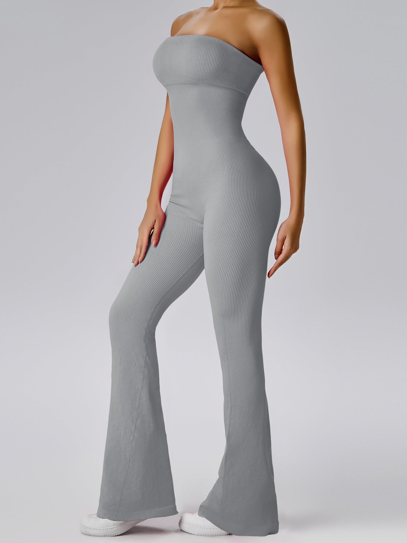 Fitness Peach Hip Training Sports Yoga Bell-bottom Pants Trousers